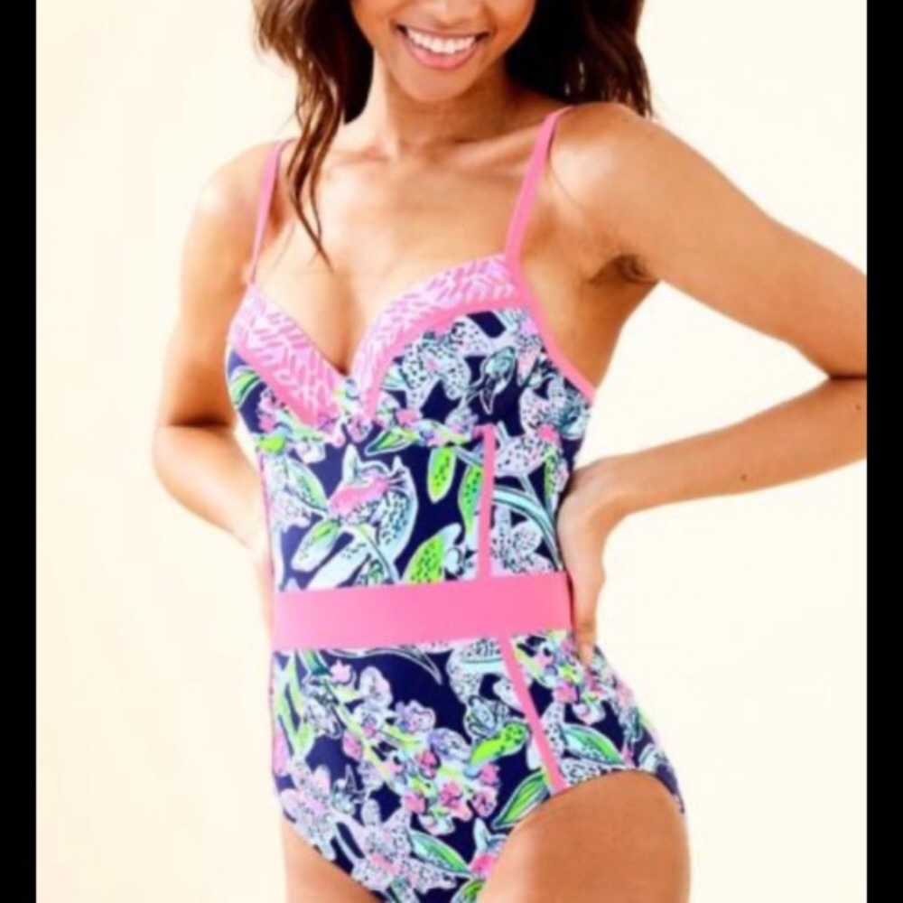 Lily Pulitzer sway my way bathing suite